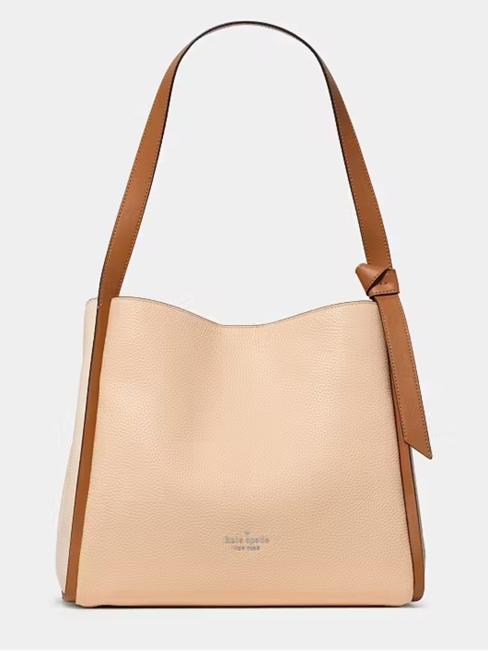 ♠️Kate Spade Knott Colorblocked Large Carryall Shoulder Bag, Crisp Peach NEW NWT